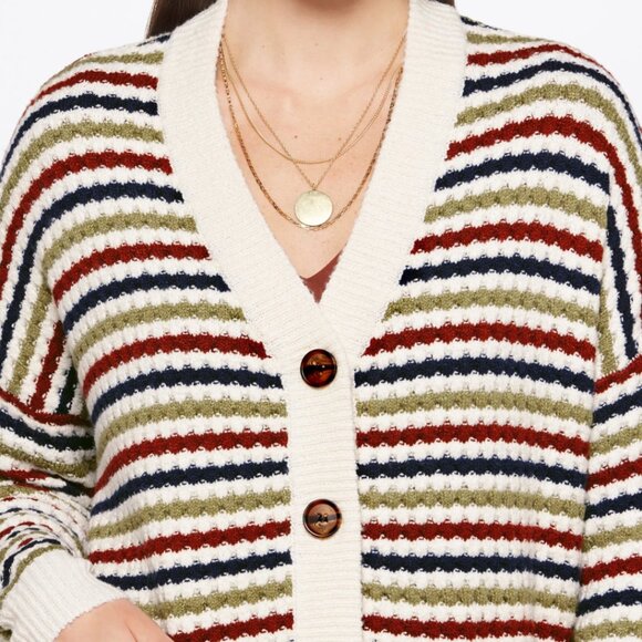 PINK CLOVER Myrtle Full Buttoned Cardigan Size XXL - Picture 9 of 10